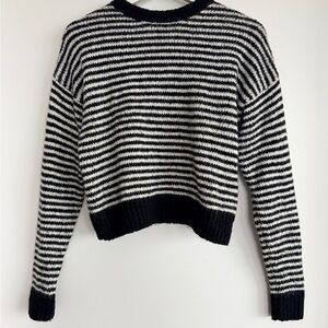 H&M Striped Black and White Women's Sweater
